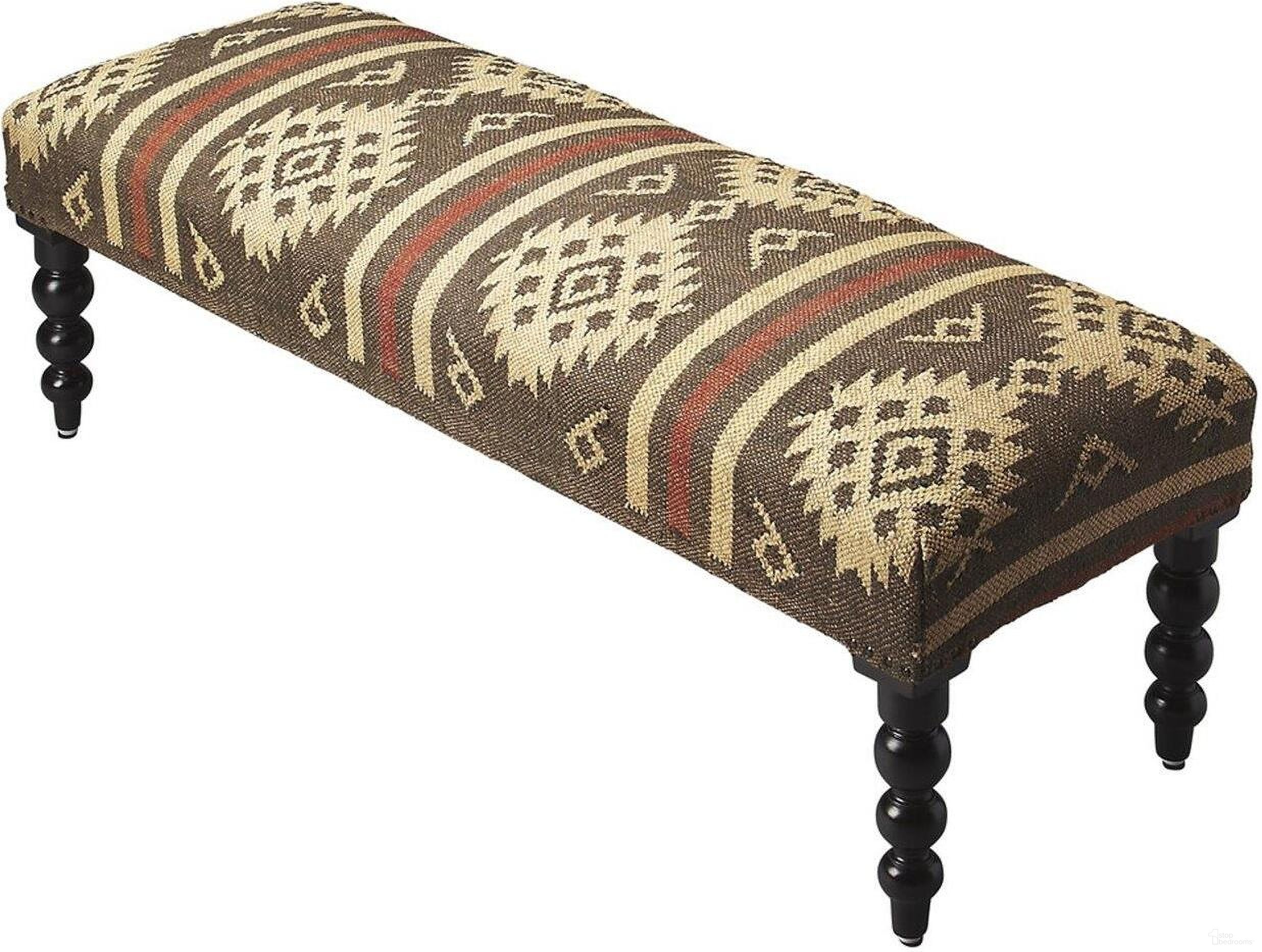 The appearance of Butler Navajo Jute Upholstered Bench designed by Butler Specialty Company in the transitional interior design. This assorted piece of furniture was selected by 1StopBedrooms from Accent Seating Collection to add a touch of cosiness and style into your home. Sku: 4288999. Material: Wool.