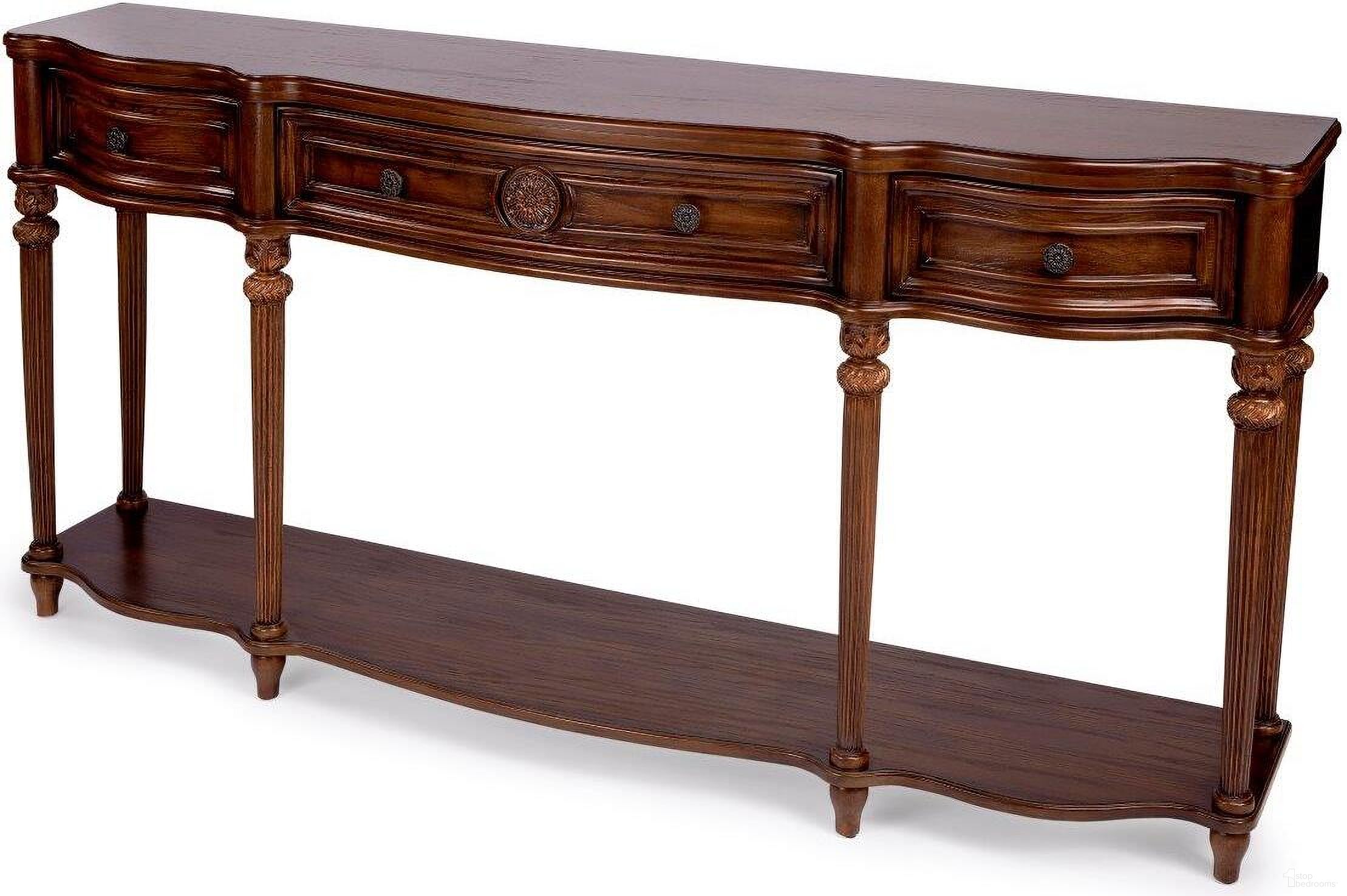 Butler Peyton Vintage Oak Console Table