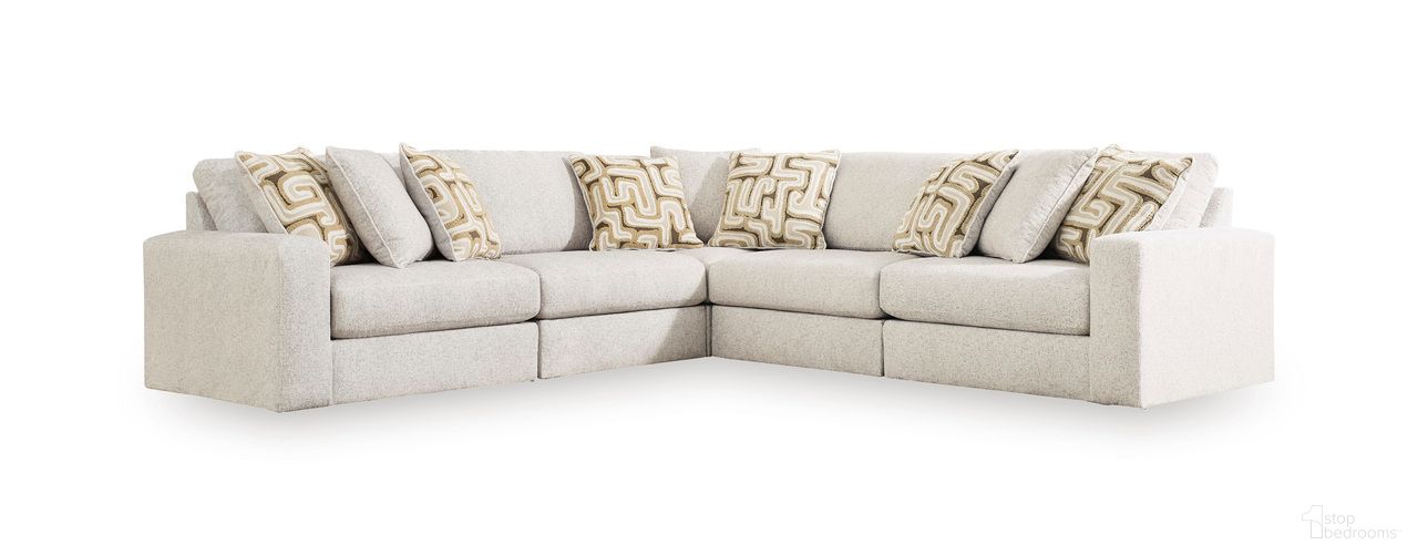 Butler Pier 5-Piece Sectional In Feather