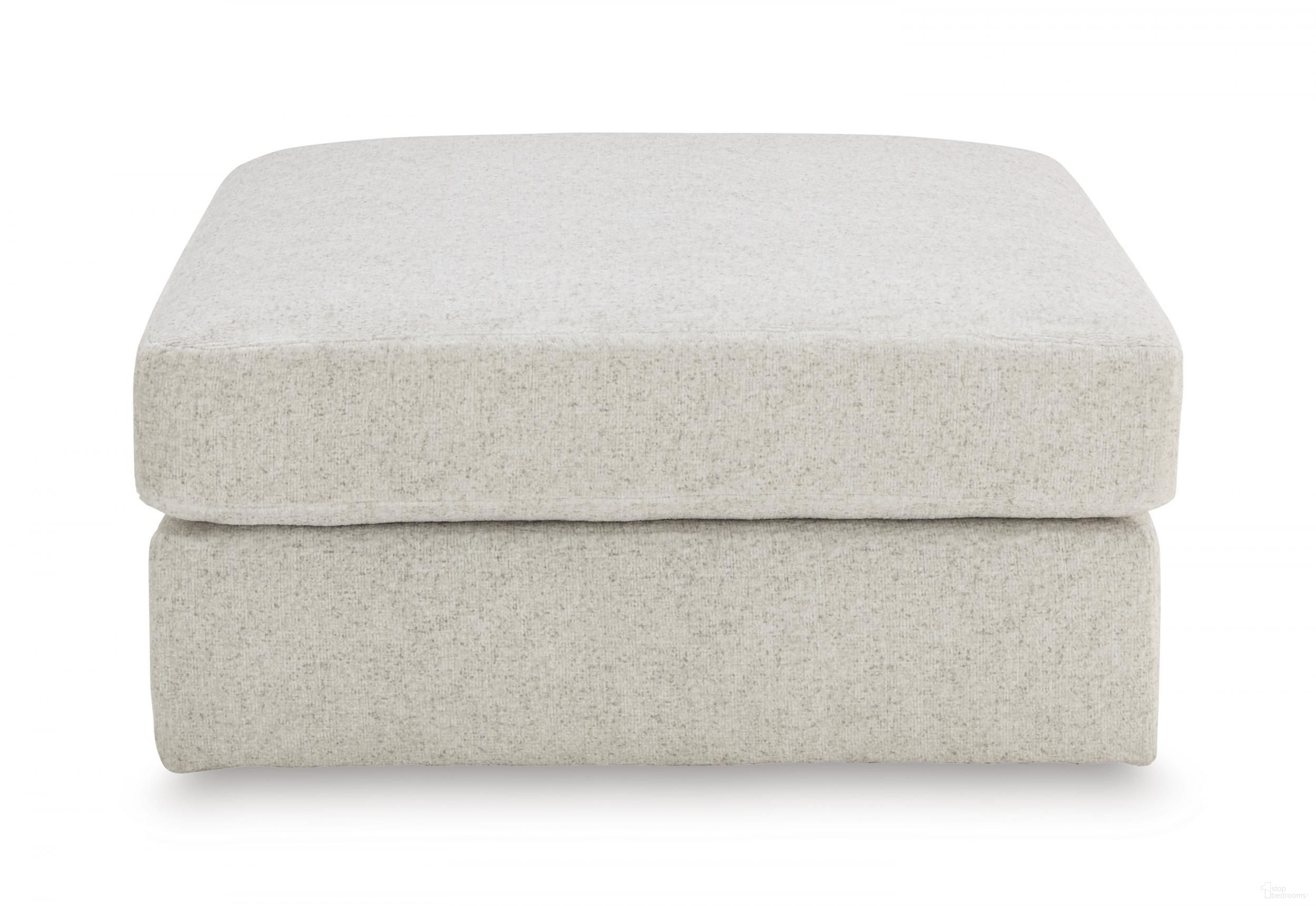 Butler Pier Oversized Accent Ottoman In Feather