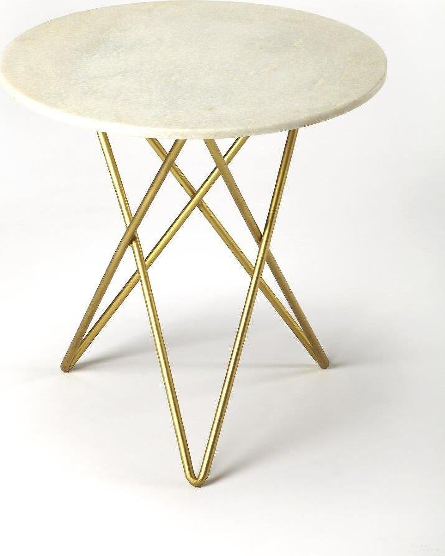 Butler Quantum White Marble Bunching Table