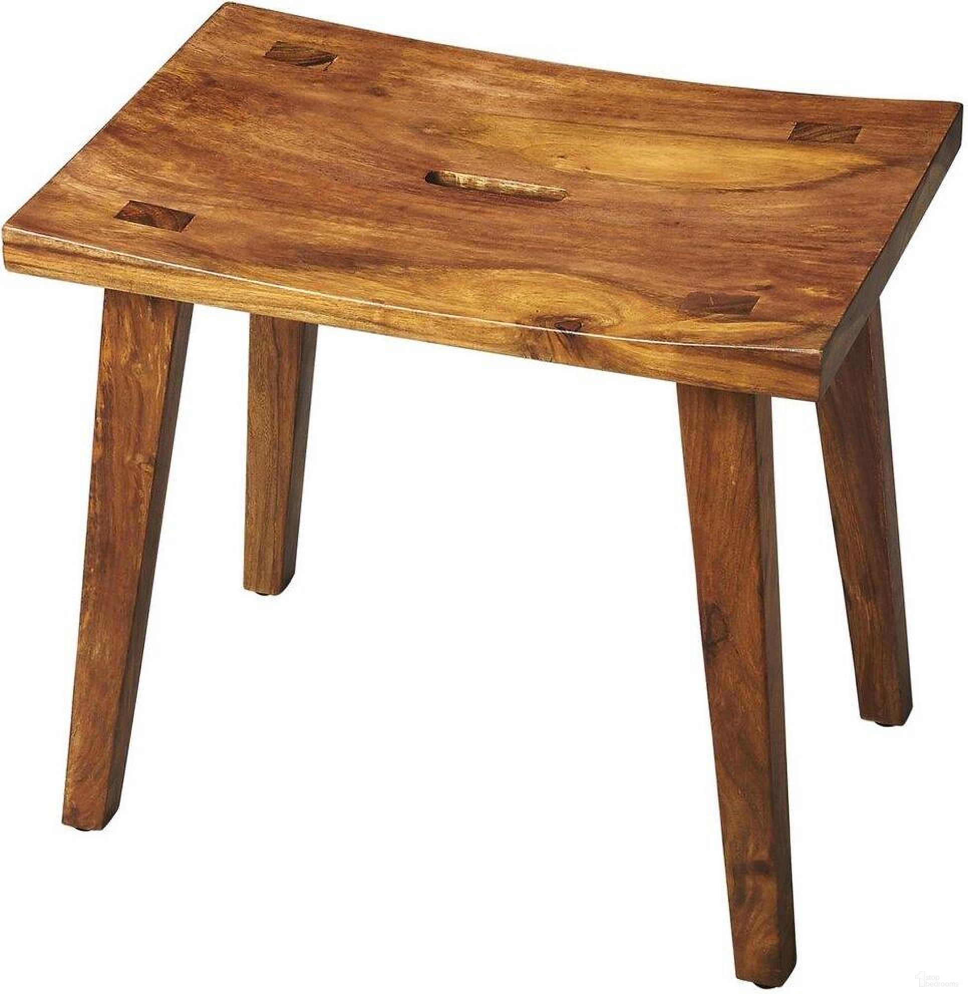The appearance of Butler Rohan Rectangular Stool designed by Butler Specialty Company in the modern / contemporary interior design. This light brown piece of furniture  was selected by 1StopBedrooms from Loft Collection to add a touch of cosiness and style into your home. Sku: 2042140. Material: Wood.