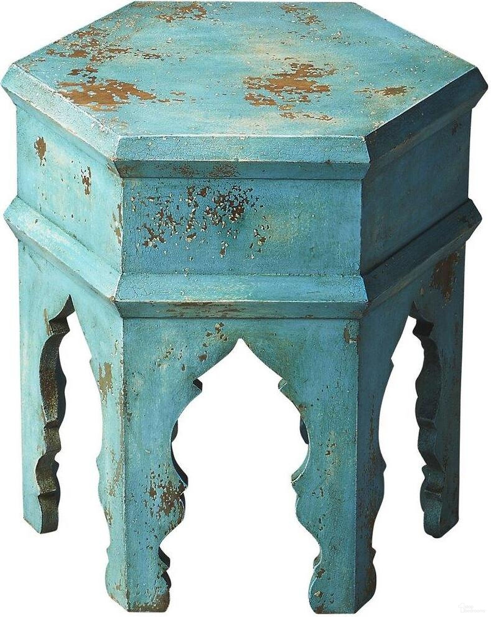 The appearance of Butler Tangiers Solid Wood Bunching Table designed by Butler Specialty Company in the traditional interior design. This blue piece of furniture  was selected by 1StopBedrooms from Artifacts Collection to add a touch of cosiness and style into your home. Sku: 3117290. Material: Wood.