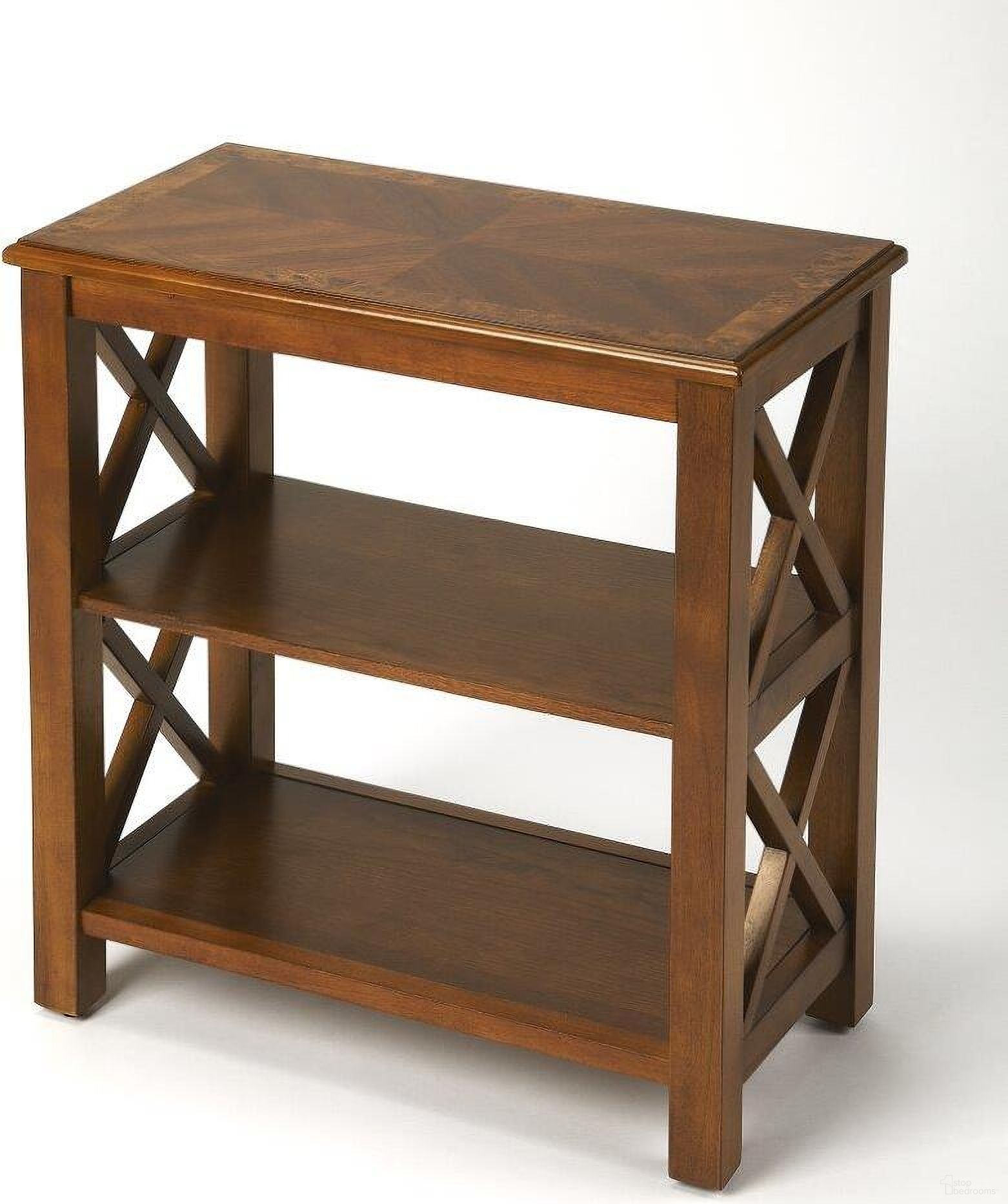 Butler Vance Olive Ash Burl Bookcase