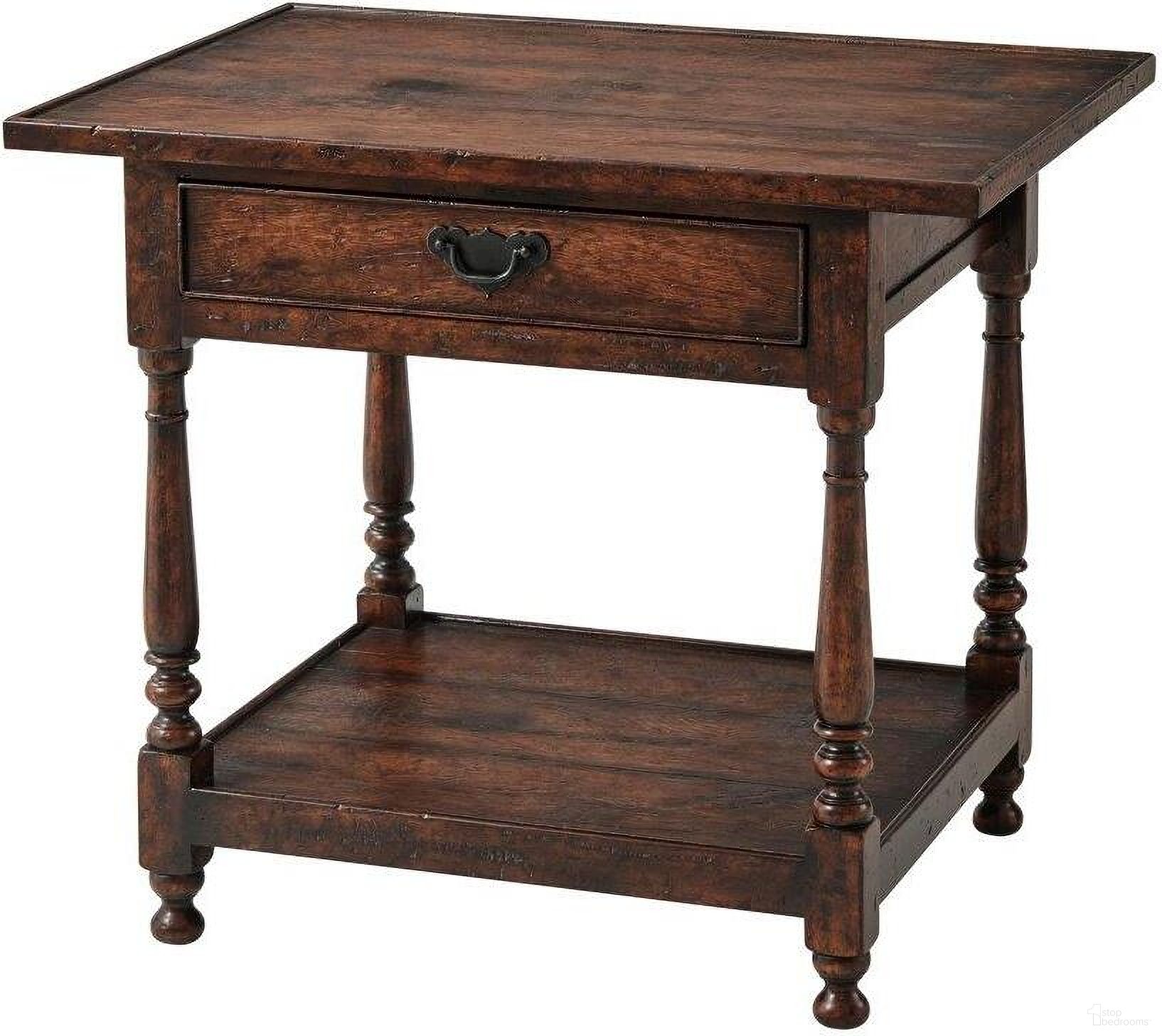 The appearance of Butlers Side Table designed by Theodore Alexander in the traditional interior design. This  piece of furniture  was selected by 1StopBedrooms from Althorp - Victory Oak Collection to add a touch of cosiness and style into your home. Sku: AL50159. Material: Wood.