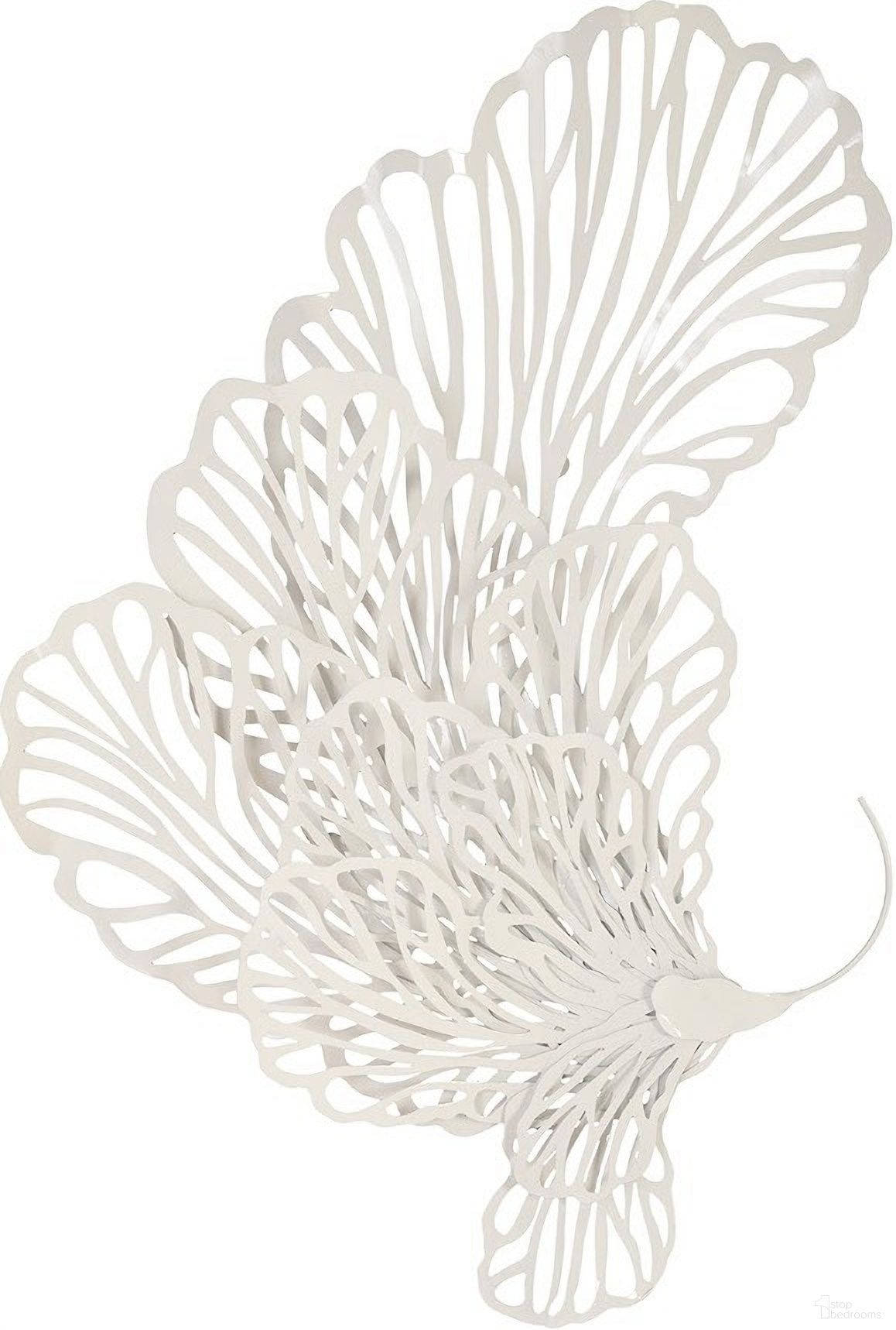 The appearance of Butterfly Wall Art TH83074 designed by Phillips Collection in the modern / contemporary interior design. This white piece of furniture  was selected by 1StopBedrooms from Butterfly Collection to add a touch of cosiness and style into your home. Sku: TH83074. Material: Metal.