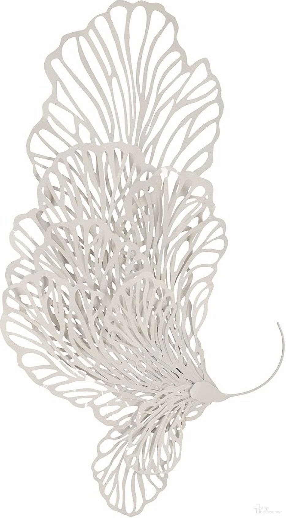 The appearance of Butterfly Wall Art TH83075 designed by Phillips Collection in the modern / contemporary interior design. This white piece of furniture  was selected by 1StopBedrooms from Butterfly Collection to add a touch of cosiness and style into your home. Sku: TH83075. Material: Metal.