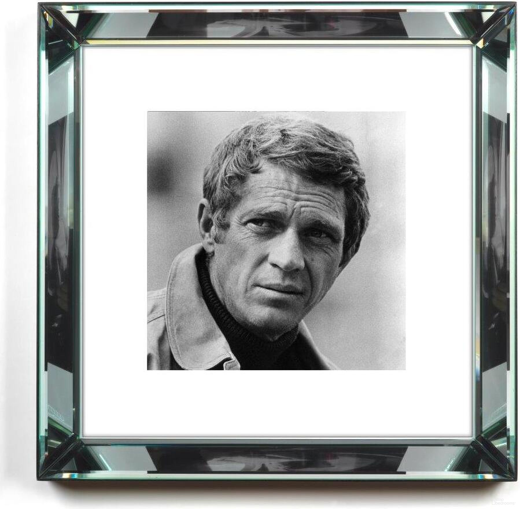 Bvs300 Black And White Steve Mcqueen Wall Art