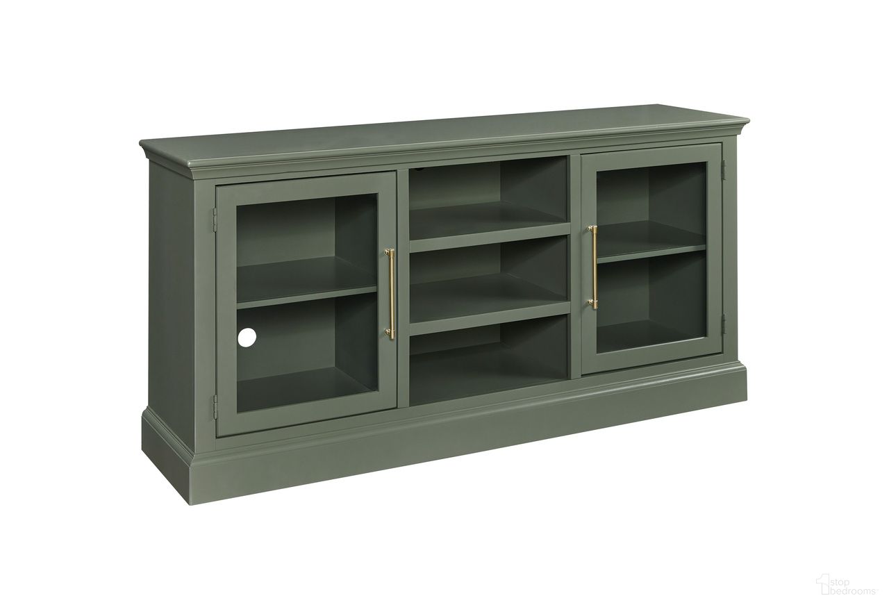 Byron 66 Inch Console with 2 Doors In Sage Green