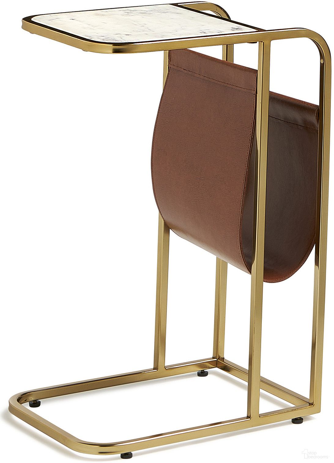 The appearance of C Table In White/Brass/Brown designed by Maitland-Smith in the modern / contemporary interior design. This white/brass/brown piece of furniture  was selected by 1StopBedrooms from Maitland Smith Collection to add a touch of cosiness and style into your home. Sku: 8384-32. Material: Marble.