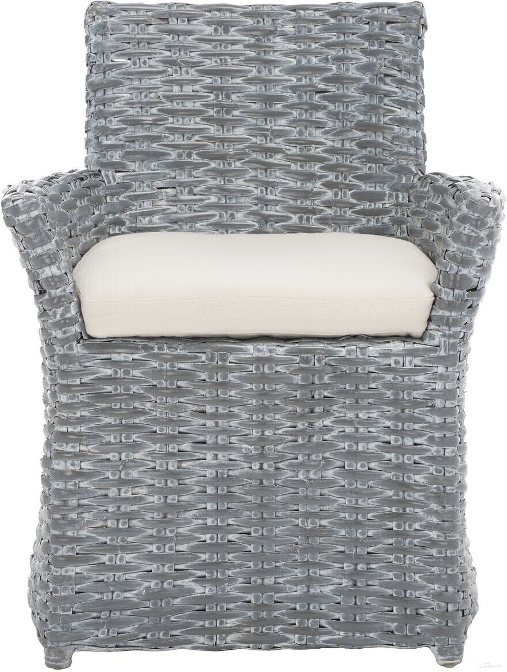 The appearance of Cabana Grey and Beige Rattan Arm Chair designed by Safavieh in the modern / contemporary interior design. This grey and beige piece of furniture was selected by 1StopBedrooms from Safavieh FOX Collection to add a touch of cosiness and style into your home. Sku: FOX6500A. Material: Rattan.