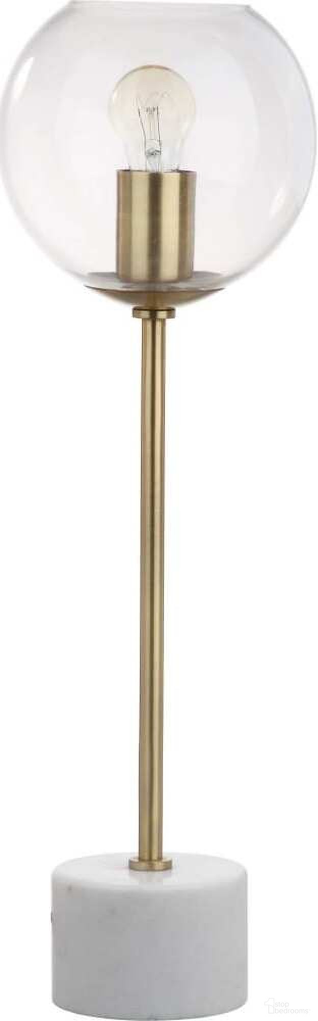The appearance of Caden Brass Gold/White 22.25 Inch H Table Lamp designed by Safavieh in the modern / contemporary interior design. This gold piece of furniture was selected by 1StopBedrooms from Safavieh TBL Collection to add a touch of cosiness and style into your home. Sku: TBL4015A. Material: Brass.