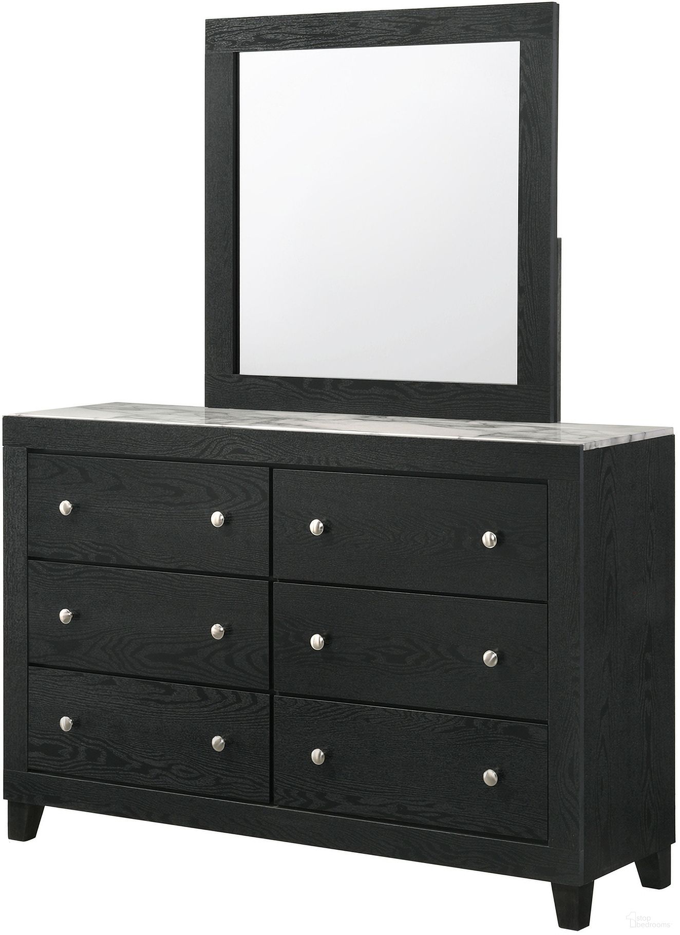 The appearance of Cadence Dresser In Black designed by Crown Mark in the transitional interior design. This black piece of furniture was selected by 1StopBedrooms from Cadence Collection to add a touch of cosiness and style into your home. Sku: B4510-1. Material: MDF.