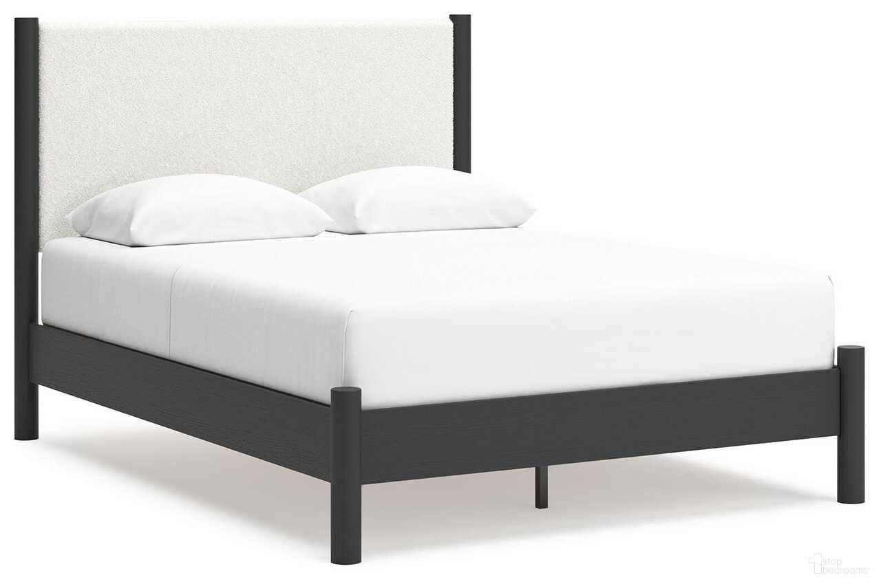 Cadmori Twin Panel Bed In Black