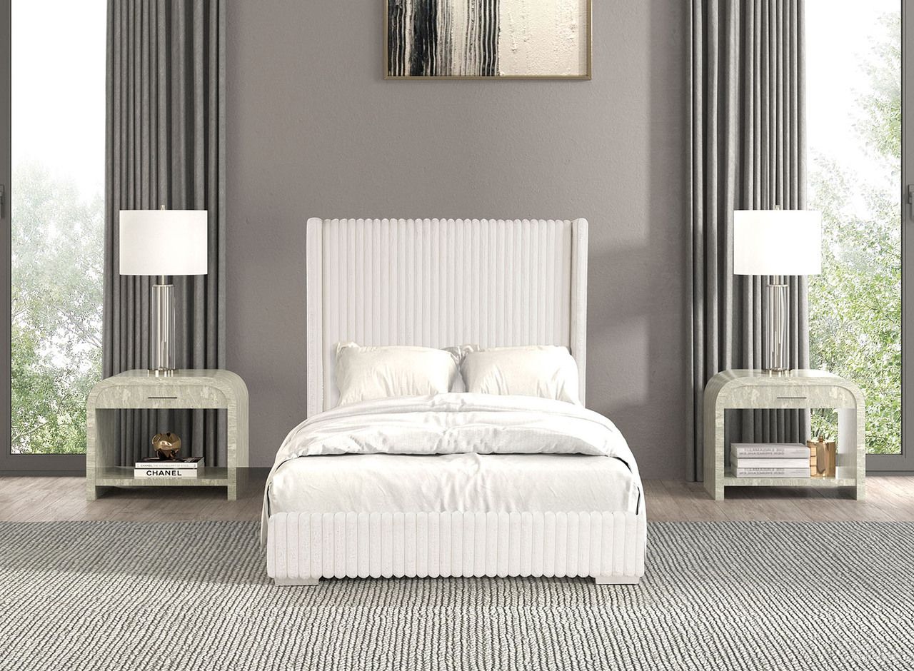 Cadwell Twin Bed In White