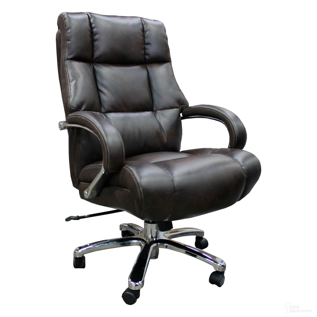 The appearance of Cafe Desk Chair designed by Parker House in the modern / contemporary interior design. This brown piece of furniture was selected by 1StopBedrooms from to add a touch of cosiness and style into your home. Sku: DC#300HD-CAF. Material: Polyester.