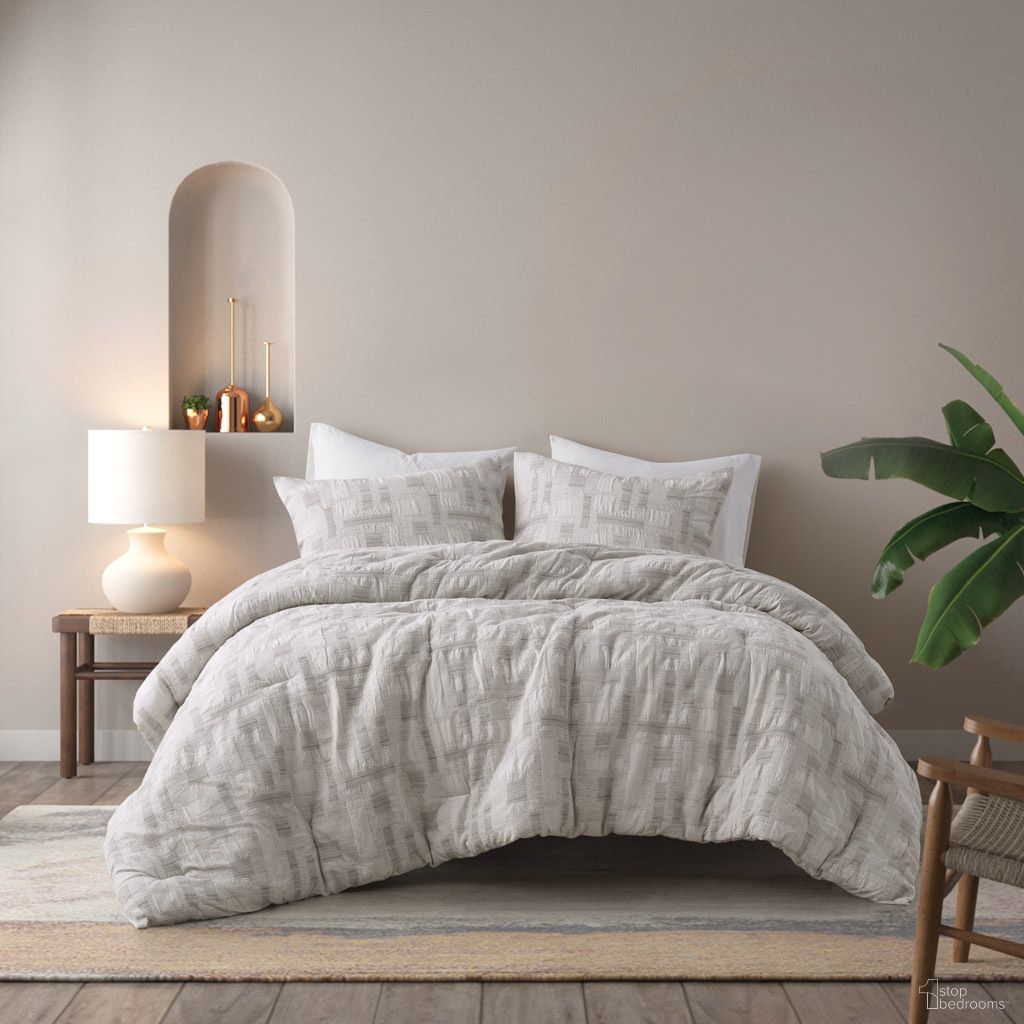 The appearance of Cairo 3 Piece Cotton Jacquard King/Cal King Comforter Set In Ivory designed by Olliix in the modern / contemporary interior design. This ivory piece of furniture was selected by 1StopBedrooms from Cairo Collection to add a touch of cosiness and style into your home. Sku: II10-1331. Bed Size: King. Material: Cotton.