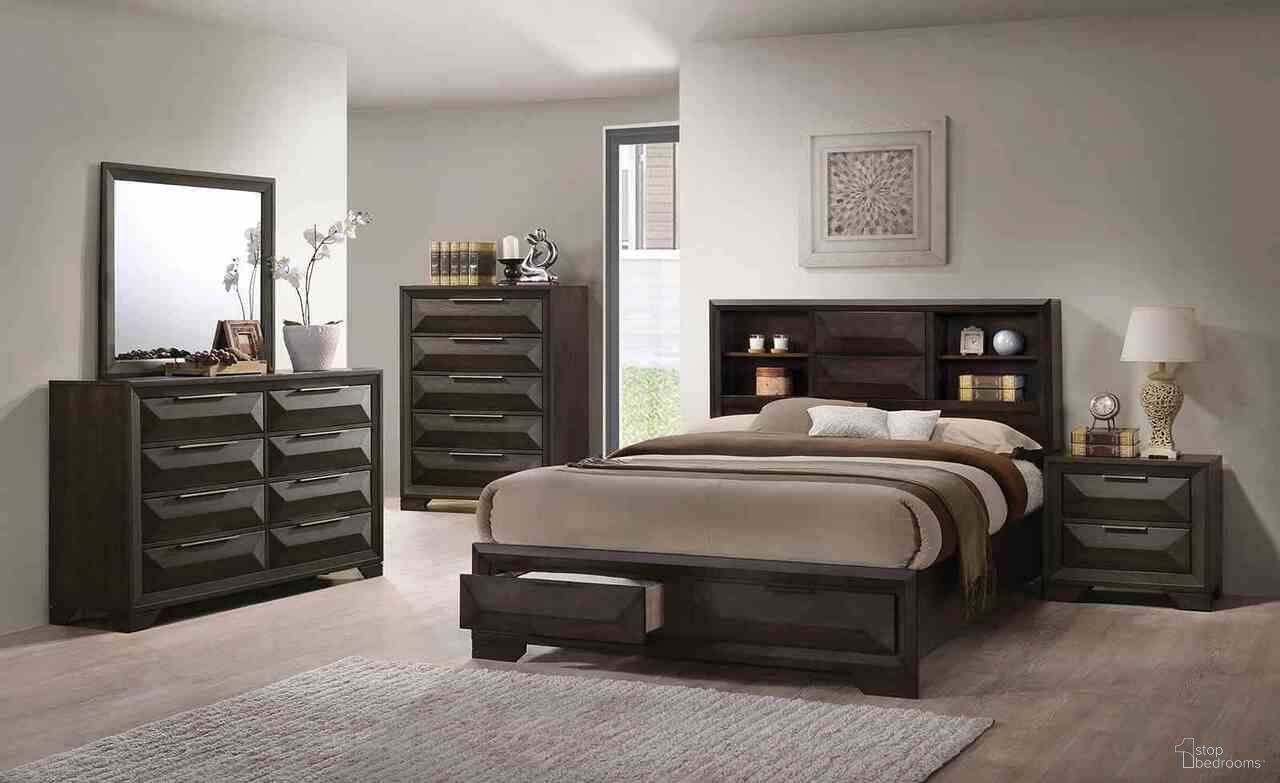 Caistor Queen Bed In Espresso