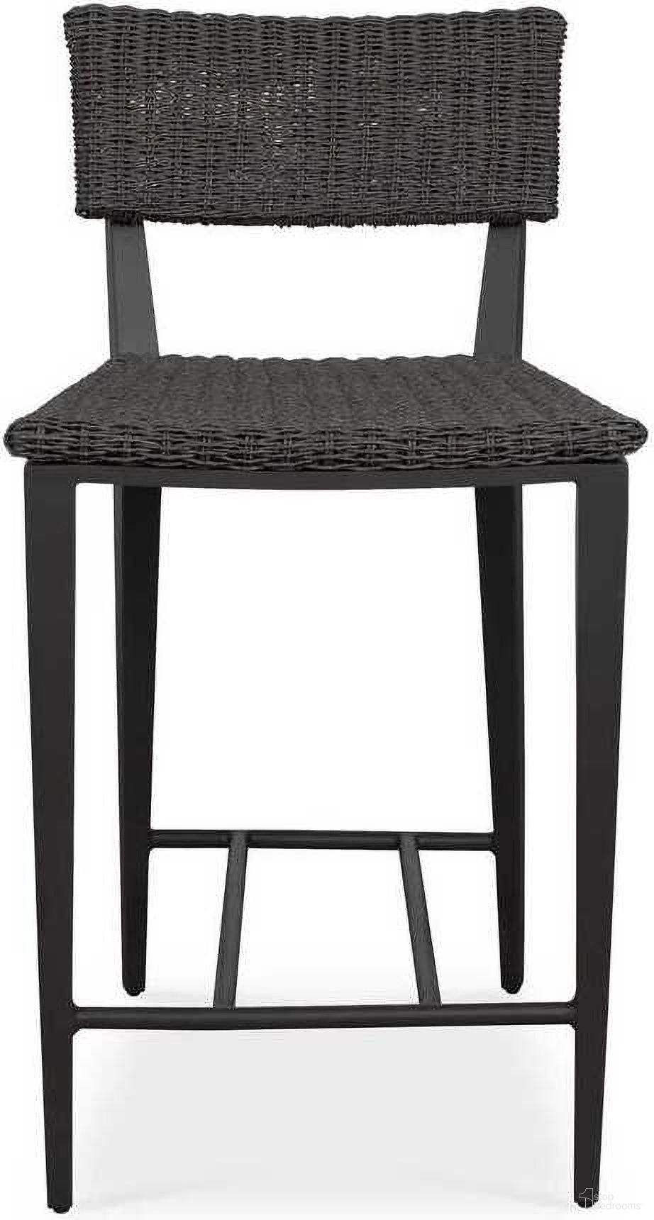 Calbas Java Outdoor Counter Stool In Black