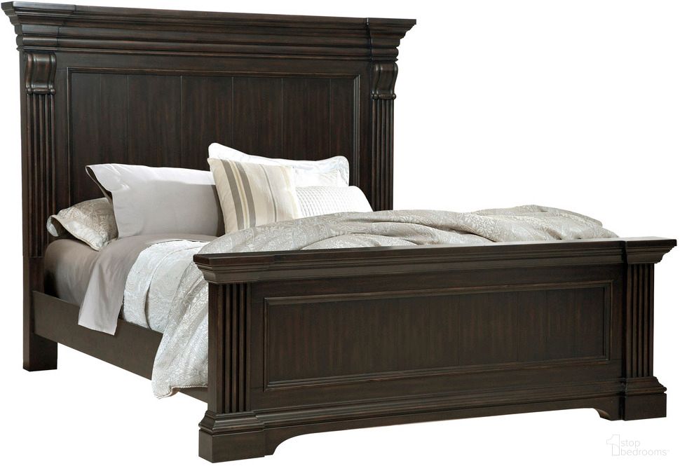The appearance of Caldwell California King Bed In Brown designed by Pulaski in the traditional interior design. This brown piece of furniture  was selected by 1StopBedrooms from Caldwell Collection to add a touch of cosiness and style into your home. Sku: P012180;P012181;P012187. Bed Type: Panel Bed. Bed Size: California King. Material: Rubberwood.