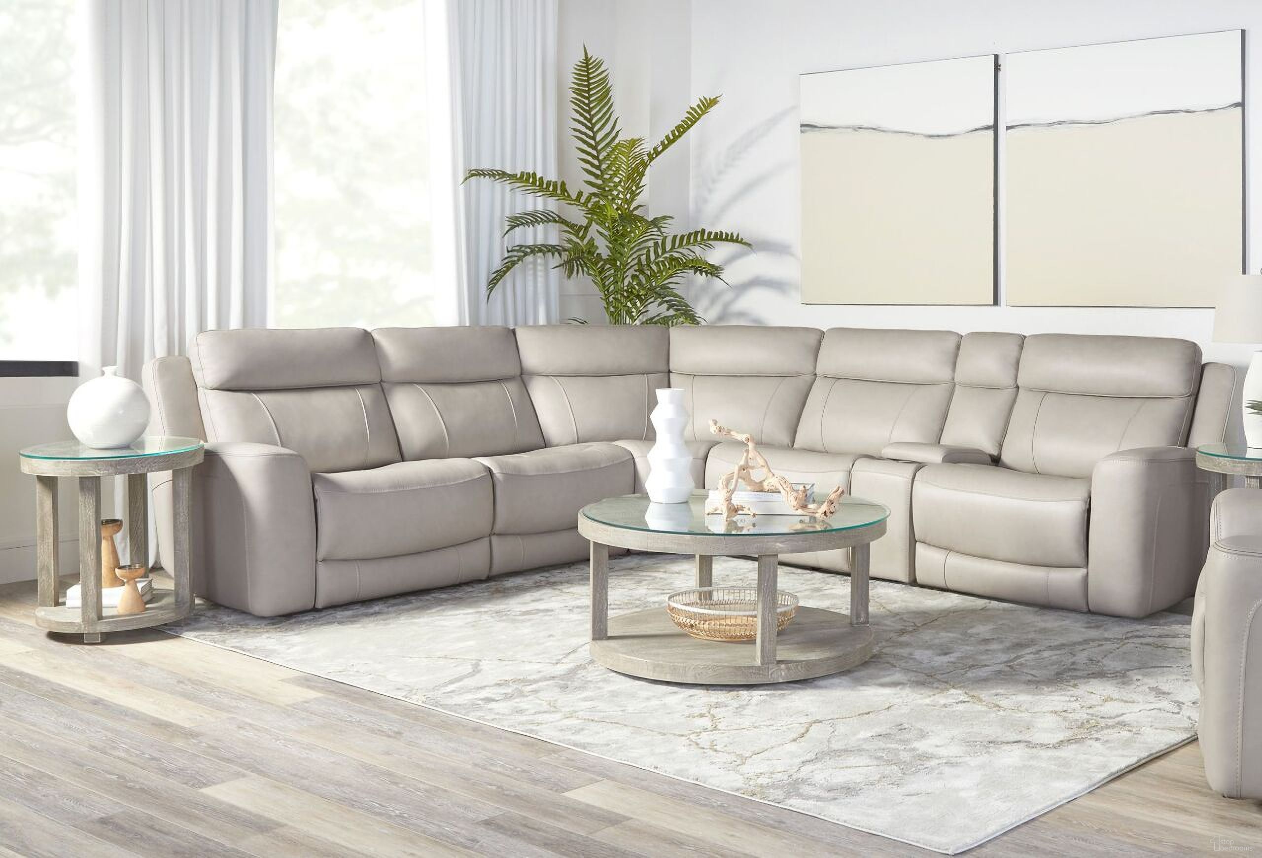 The appearance of Calgary 6-Piece Sectional In Stone designed by Parker House in the traditional interior design. This stone piece of furniture was selected by 1StopBedrooms from Calgary Collection to add a touch of cosiness and style into your home. Sku: MCGR#811LPH-STNE;MCGR#810PH-STNE;MCGR#850-STNE;MCGR#840-STNE;MCGR#860-STNE;MCGR#811RPH-STNE. Material: Top Grain Leather. Layout: L-Shape.
