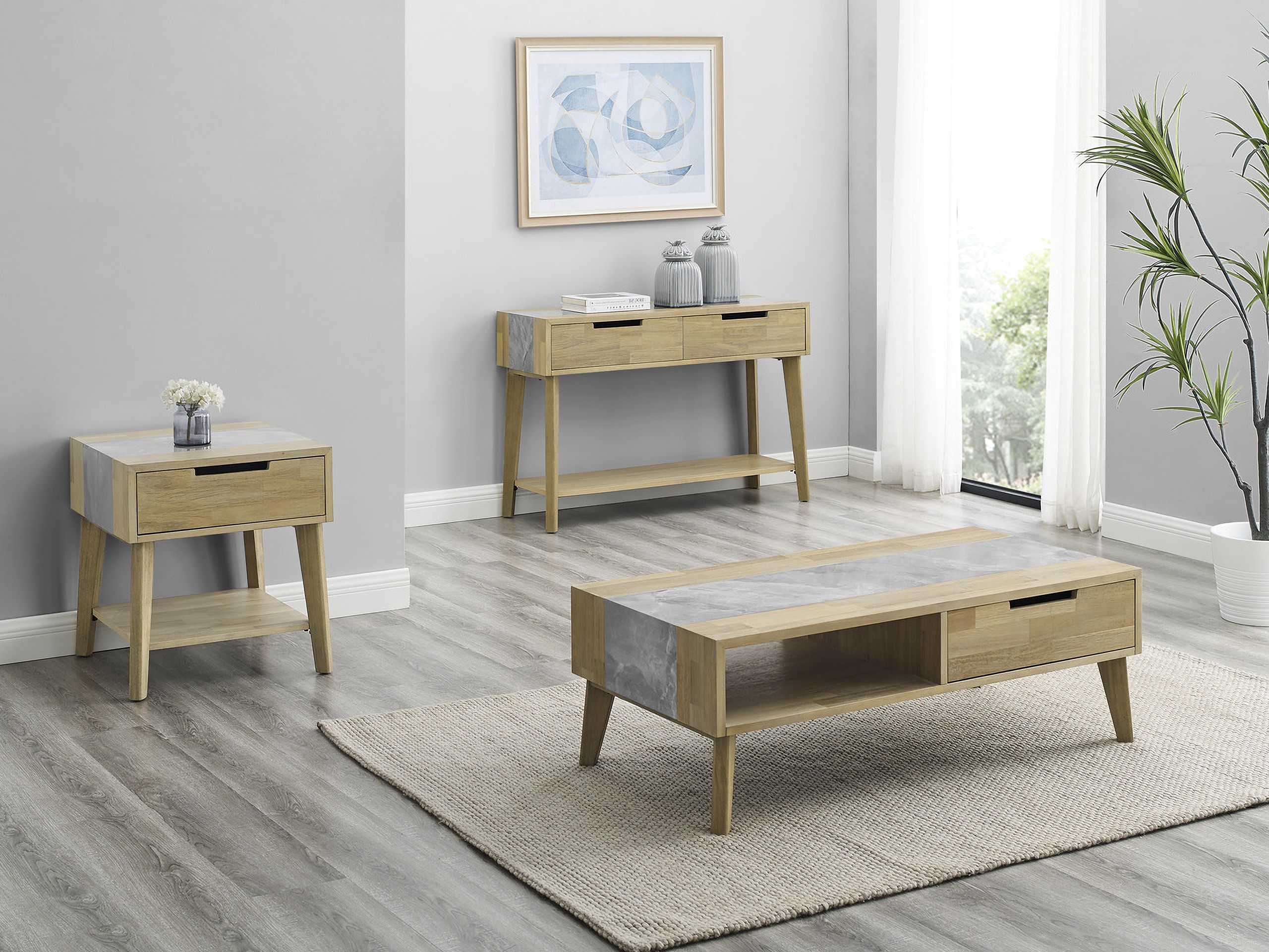 The appearance of Calgary Sintered Stone Inlay Occasional 3-Piece Set In Brown designed by Steve Silver in the modern / contemporary interior design. This brown piece of furniture  was selected by 1StopBedrooms from Calgary Collection to add a touch of cosiness and style into your home. Sku: CG100C;CG100E;CG100E. Material: Plywood.