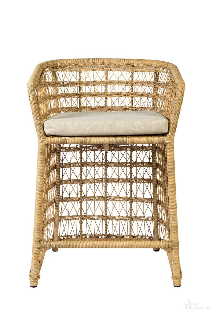The appearance of Calhoun Counter Stool designed by Furniture Classics in the transitional interior design. This  piece of furniture  was selected by 1StopBedrooms from Calhoun Collection to add a touch of cosiness and style into your home. Sku: 18-118. Material: Aluminum.