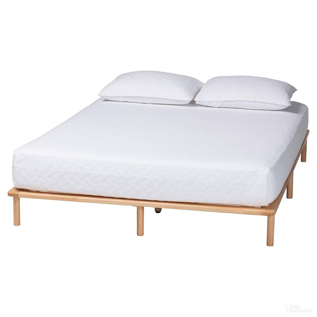Calhoun Queen Bed Frame In Natural Brown
