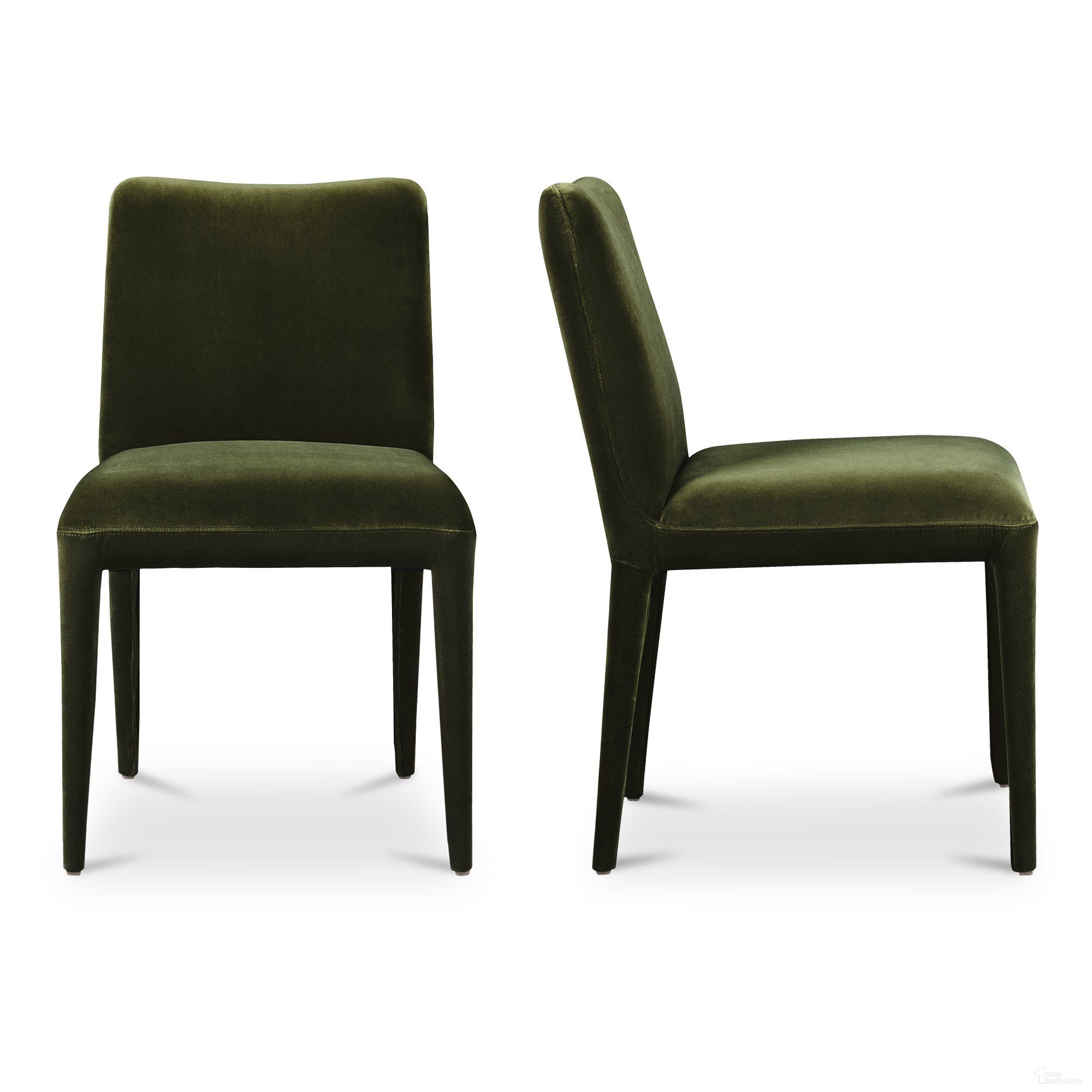 Calla Dining Chair Set of 2 In Green