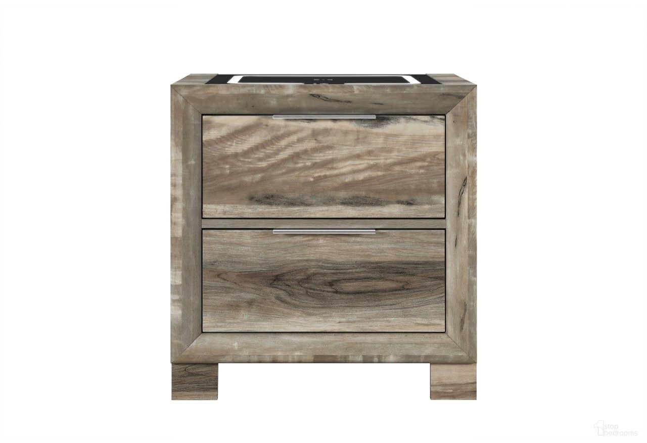 The appearance of Callie Nightstand with WC Platform and LED Speaker In Brown designed by Global Furniture USA in the modern / contemporary interior design. This brown piece of furniture was selected by 1StopBedrooms from Callie Collection to add a touch of cosiness and style into your home. Sku: CALLIE-BROWN-NS W/SPKR & WC. Material: MDF.