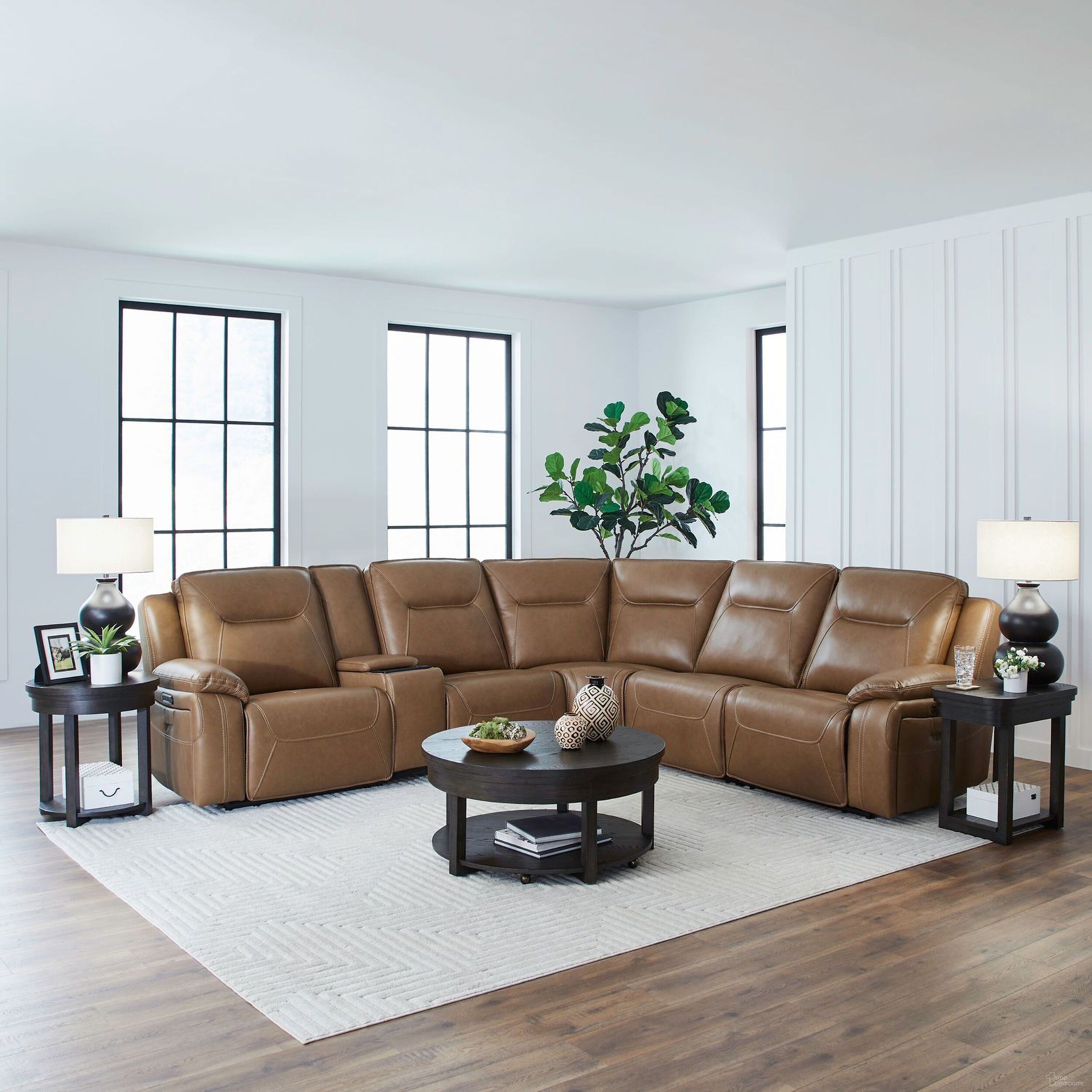 The appearance of Callihan 6 Piece Sectional In York Butternut designed by Liberty in the transitional interior design. This york butternut piece of furniture  was selected by 1StopBedrooms from Callihan Collection to add a touch of cosiness and style into your home. Sku: 7018BU-40A;7018BU-40C;7018BU-40W;7018BU-43AP;7018BU-43LP;7018BU-43RP. Layout: L-Shape. Material: Solid Hardwood.