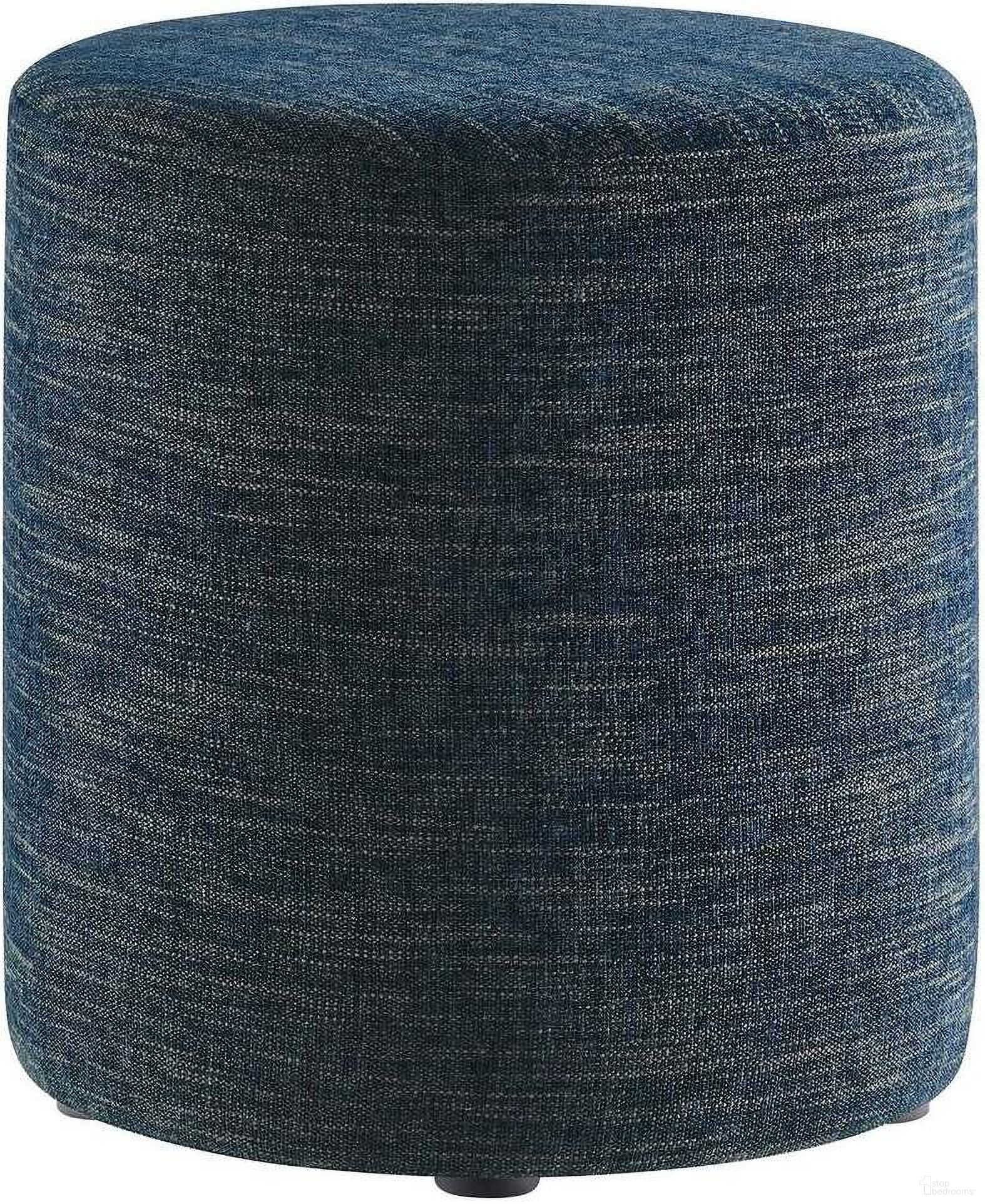 The appearance of Callum 16 Inch Woven Heathered Fabric Upholstered Round Ottoman In Azure designed by Modway in the modern / contemporary interior design. This azure piece of furniture was selected by 1StopBedrooms from Callum Collection to add a touch of cosiness and style into your home. Sku: EEI-6651-HEA. Material: Plywood.