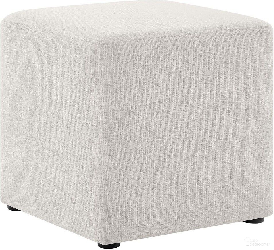 The appearance of Callum 17 Inch Woven Heathered Fabric Upholstered Square Ottoman In Ivory designed by Modway in the modern / contemporary interior design. This ivory piece of furniture was selected by 1StopBedrooms from Callum Collection to add a touch of cosiness and style into your home. Sku: EEI-6636-HEI. Material: MDF.