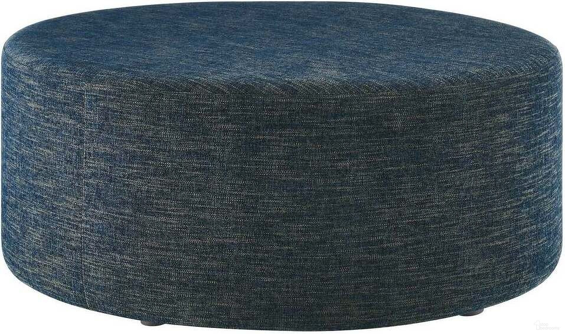 The appearance of Callum 38 Inch Woven Heathered Fabric Upholstered Large Round Ottoman In Azure designed by Modway in the modern / contemporary interior design. This azure piece of furniture was selected by 1StopBedrooms from Callum Collection to add a touch of cosiness and style into your home. Sku: EEI-6649-HEA. Material: Plywood.