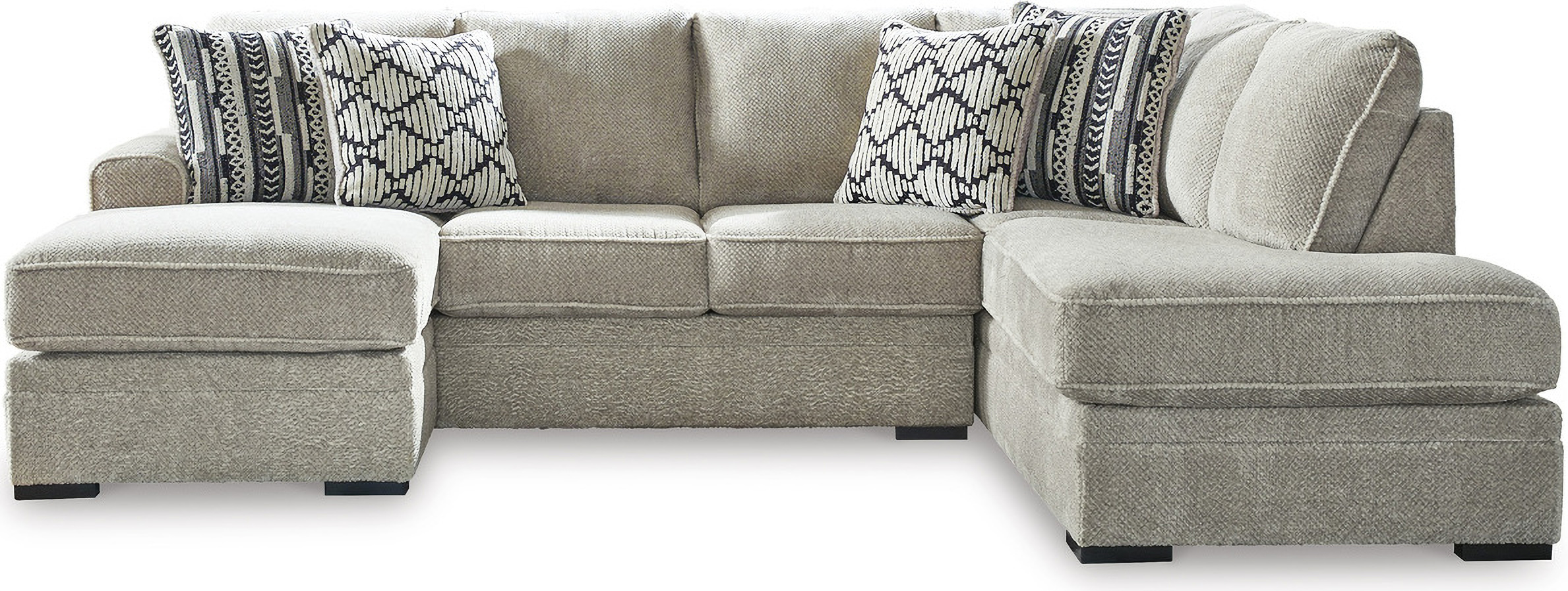 Calnita 2-Piece RAF Sectional With Chaise In Sisal