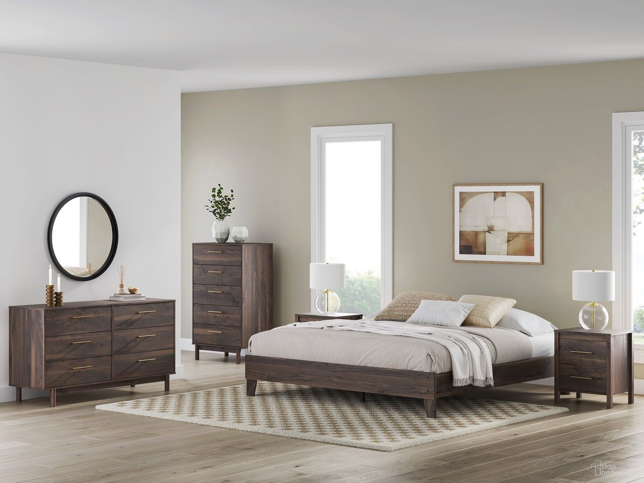 Calverson Platform Bedroom Set without Headboard