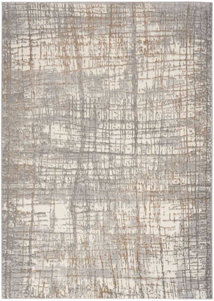 The appearance of Calvin Klein Rush 3'2" x 5' Modern Indoor Rug In Ivory Grey designed by Nourison in the modern / contemporary interior design. This ivory grey piece of furniture was selected by 1StopBedrooms from Rush Collection to add a touch of cosiness and style into your home. Sku: 99446050946. Material: Polypropylene.