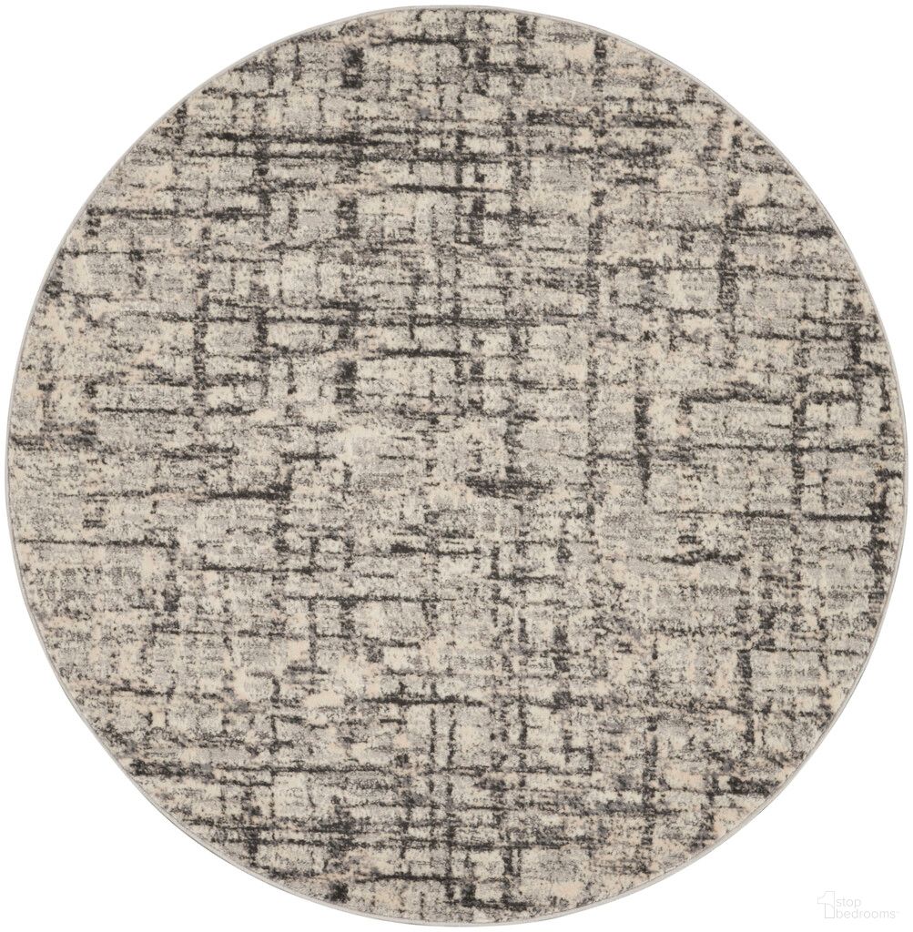The appearance of Calvin Klein Rush 4' x 4' Round Indoor Rug In Ivory Grey designed by Nourison in the modern / contemporary interior design. This ivory grey piece of furniture was selected by 1StopBedrooms from Rush Collection to add a touch of cosiness and style into your home. Sku: 99446819048. Material: Polypropylene.