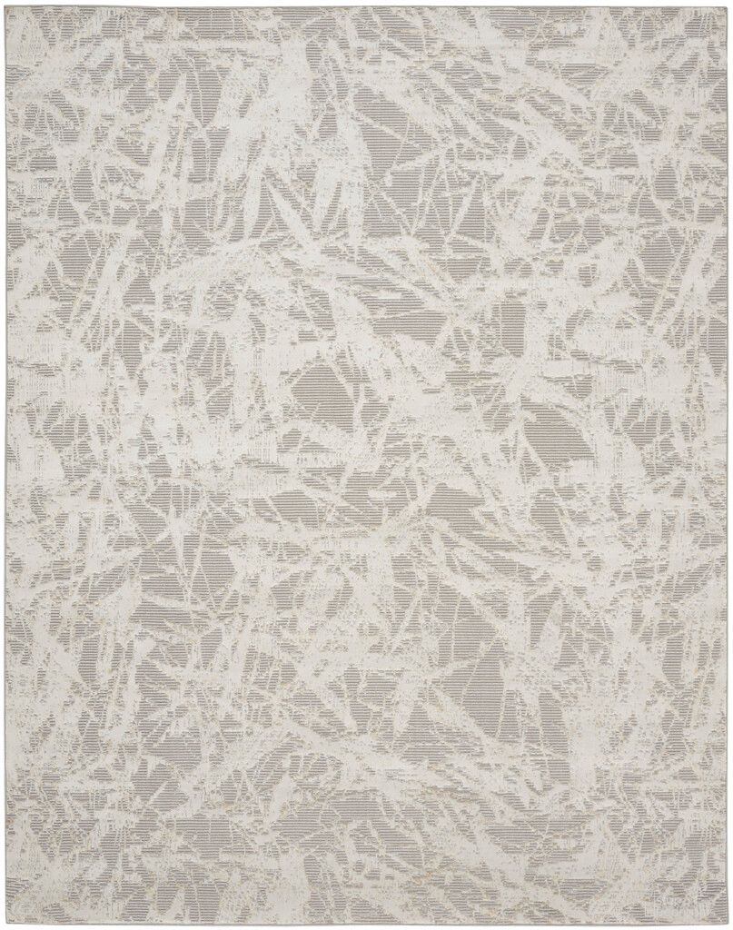 The appearance of Calvin Klein Rush 8' x 10' Indoor Rug In Grey and Ivory designed by Nourison in the modern / contemporary interior design. This grey/ivory piece of furniture was selected by 1StopBedrooms from Rush Collection to add a touch of cosiness and style into your home. Sku: 99446135704. Material: Polypropylene.