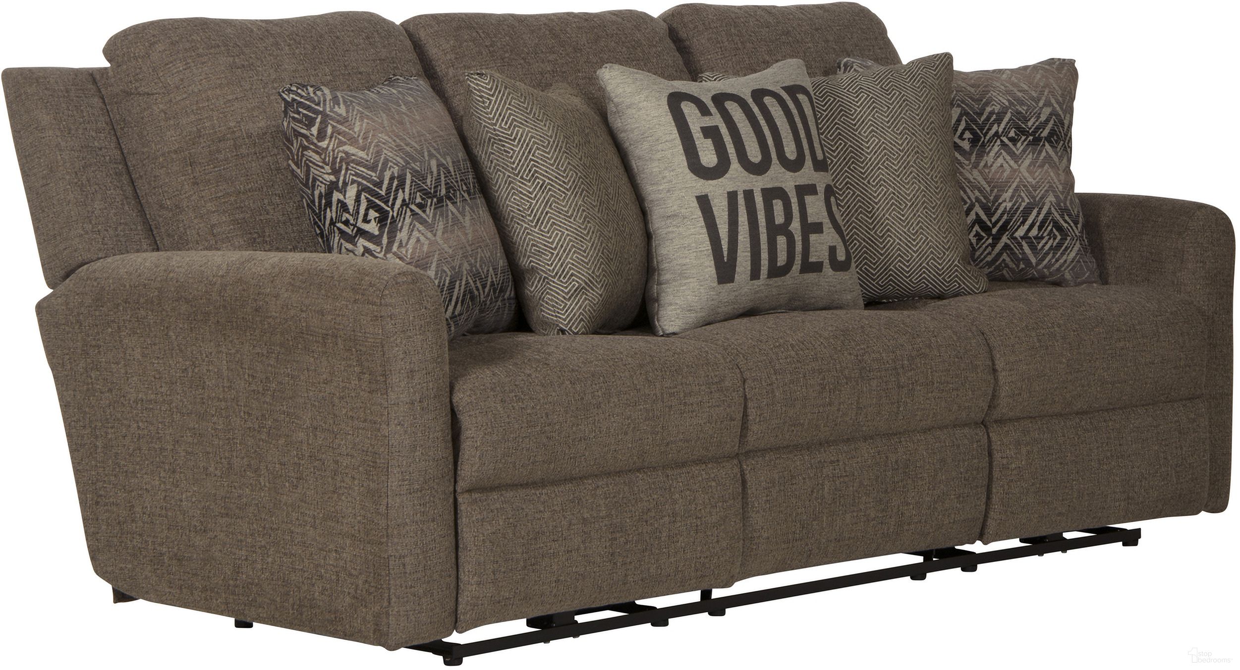 The appearance of Calvin Power Reclining Sofa In Otter designed by Catnapper in the traditional interior design. This otter piece of furniture was selected by 1StopBedrooms from Calvin Collection to add a touch of cosiness and style into your home. Sku: 61631189419236448. Material: Fabric.