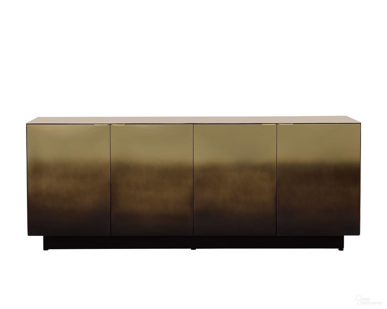 Calvosa Sideboard In Black and Bronze