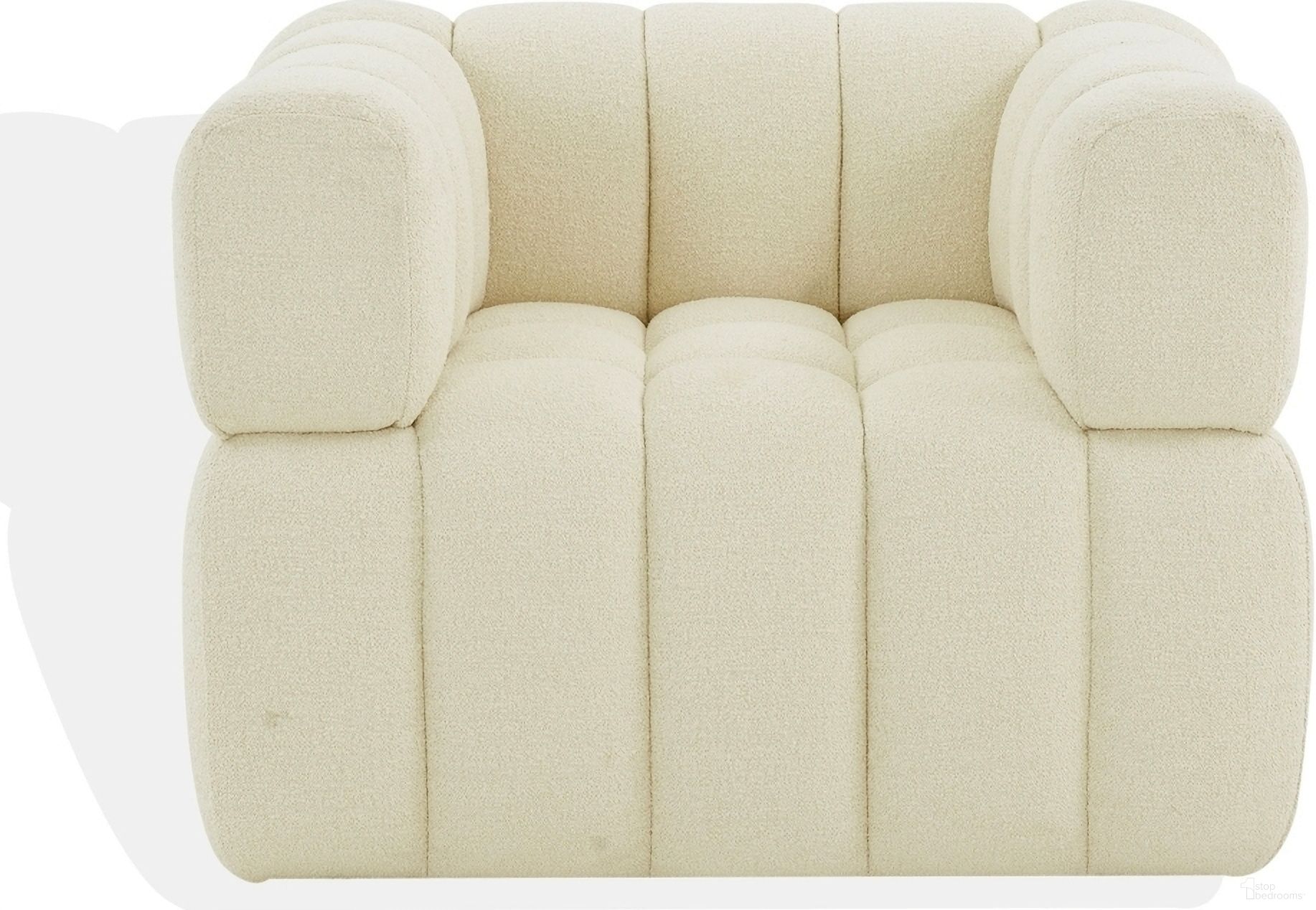 The appearance of Calyna Boucle Accent Chair In Creme designed by Safavieh Couture in the modern / contemporary interior design. This creme piece of furniture was selected by 1StopBedrooms from Calyna Collection to add a touch of cosiness and style into your home. Sku: SFV4832A. Material: Boucle.