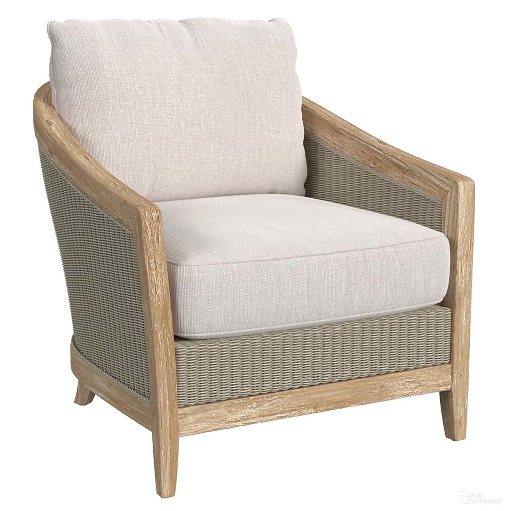 The appearance of Cambria Club Chair in Light Wood designed by Sunset West in the transitional interior design. This light wood piece of furniture was selected by 1StopBedrooms from Cambria Collection to add a touch of cosiness and style into your home. Sku: SW5801-21-CCAN-STKIT. Material: Teak.