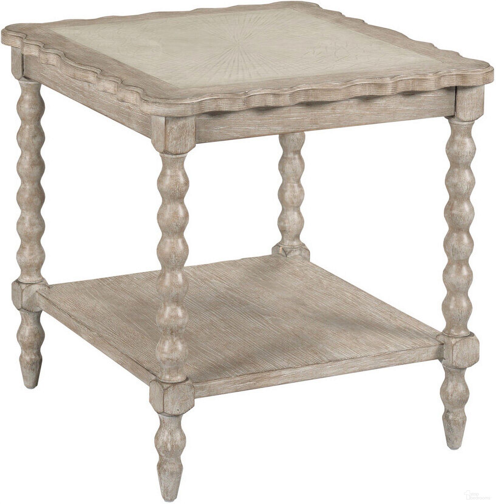 The appearance of Batiste End Table In Breve designed by American Drew in the transitional interior design. This breve piece of furniture was selected by 1StopBedrooms from Cambric Collection to add a touch of cosiness and style into your home. Sku: 309-915B. Material: Wood.