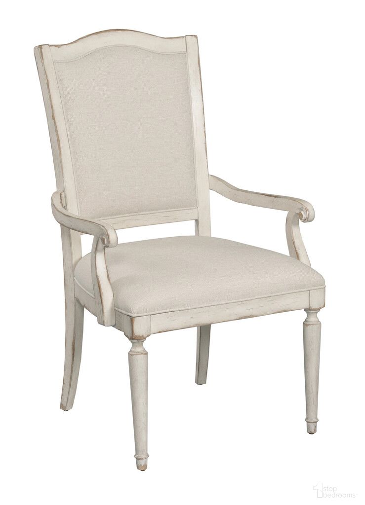The appearance of Cambric Daniella Upholstered Arm Chair Set of 2 In Creme and White designed by American Drew in the modern / contemporary interior design. This creme piece of furniture was selected by 1StopBedrooms from Cambric Collection to add a touch of cosiness and style into your home. Sku: 309-623C. Material: Wood. Chair Type: Arm Chair.