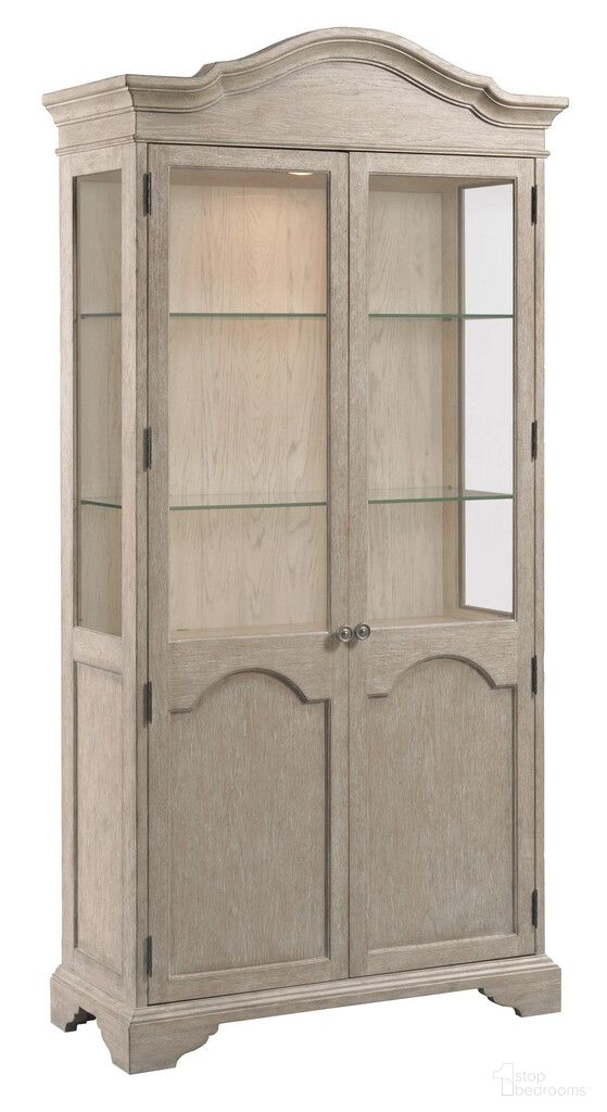 The appearance of Cambric Display Cabinet In Creme designed by American Drew in the modern / contemporary interior design. This creme piece of furniture was selected by 1StopBedrooms from Cambric Collection to add a touch of cosiness and style into your home. Sku: 309-855B. Material: Wood.