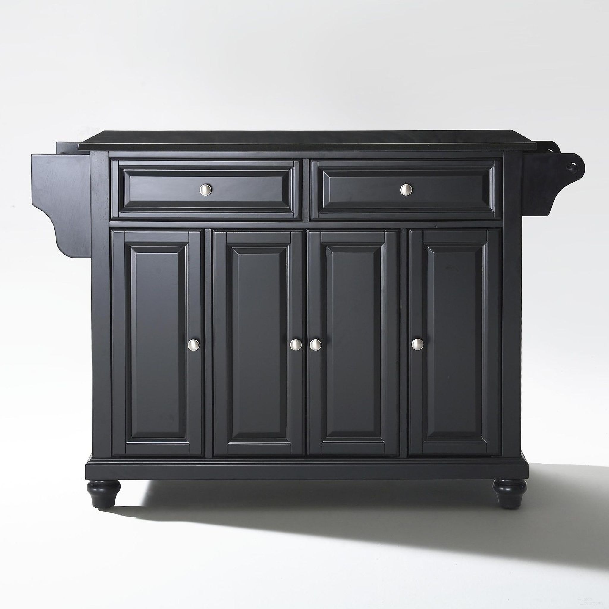 The appearance of Cambridge Granite Top Full Size Kitchen Island/Cart In Black designed by Crosley Brands in the traditional interior design. This black piece of furniture  was selected by 1StopBedrooms from Cambridge Collection to add a touch of cosiness and style into your home. Sku: CF3001-BK;CF0301-BG;CF0104-BK. Material: Solid Granite.