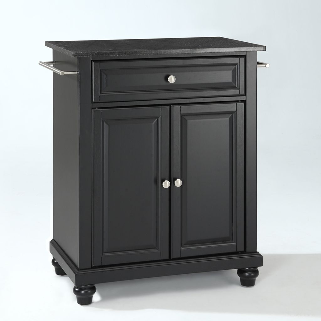 The appearance of Cambridge Granite Top Portable Kitchen Island/Cart In Black designed by Crosley Brands in the traditional interior design. This black piece of furniture  was selected by 1StopBedrooms from Cambridge Collection to add a touch of cosiness and style into your home. Sku: CF3002-BK;CF0401-BG;CF0104-BK. Material: Solid Granite.