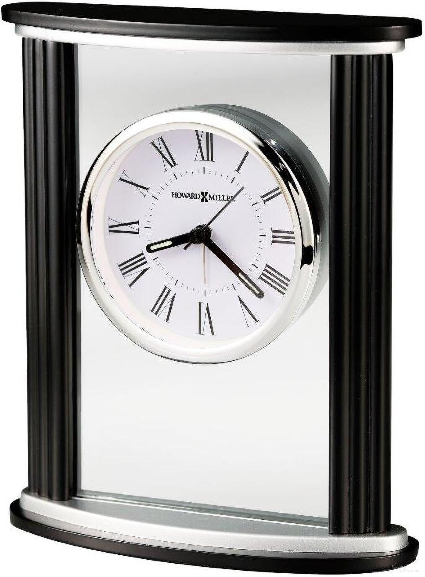 The appearance of Cambridge Tabletop Clock designed by Howard Miller in the transitional interior design. This black piece of furniture was selected by 1StopBedrooms from to add a touch of cosiness and style into your home. Sku: 645829.