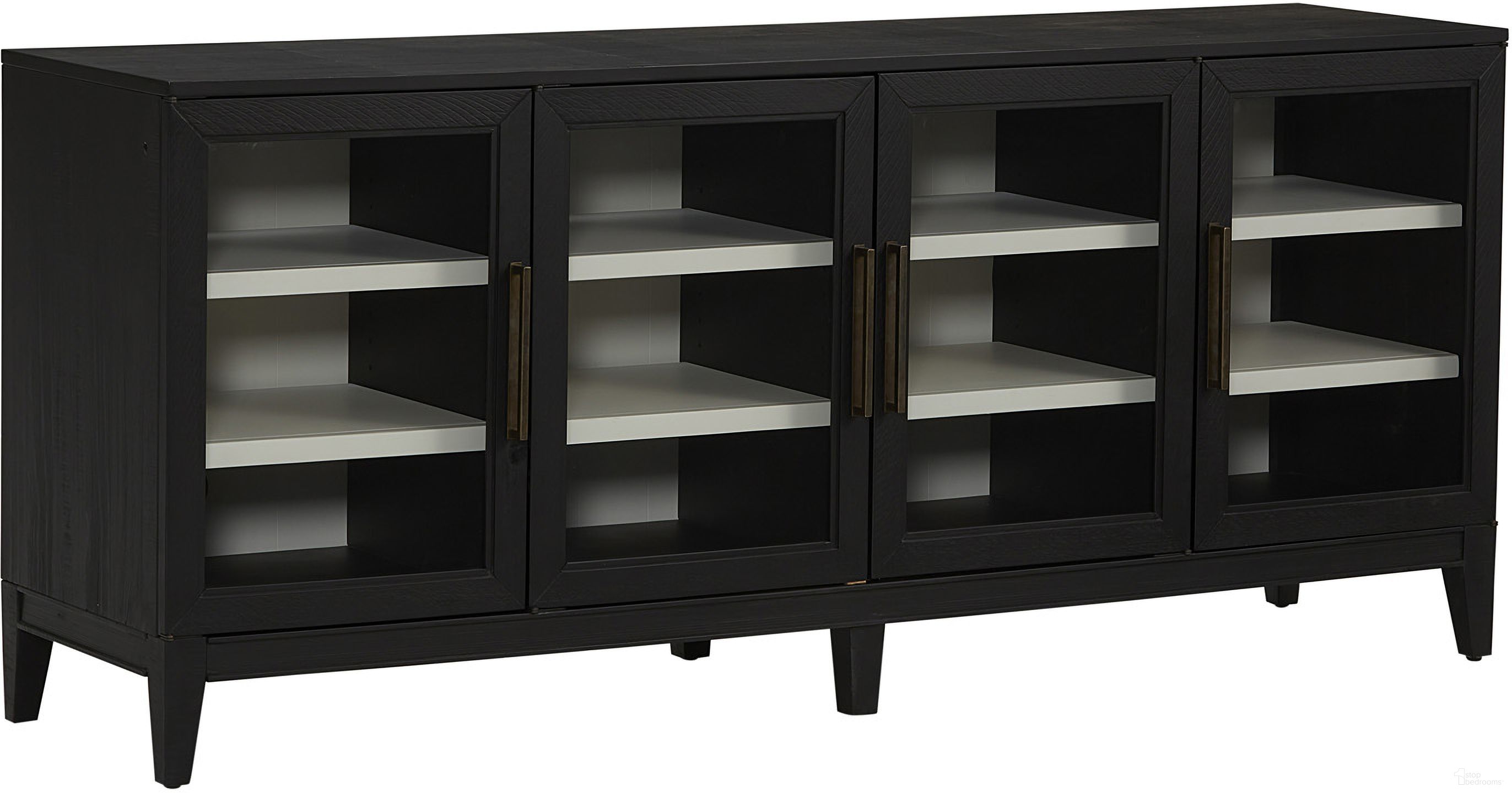 The appearance of Camden 72 Inch Console In Domino designed by Aspenhome in the transitional interior design. This domino piece of furniture  was selected by 1StopBedrooms from Camden Collection to add a touch of cosiness and style into your home. Sku: I631-272. Material: Wood.